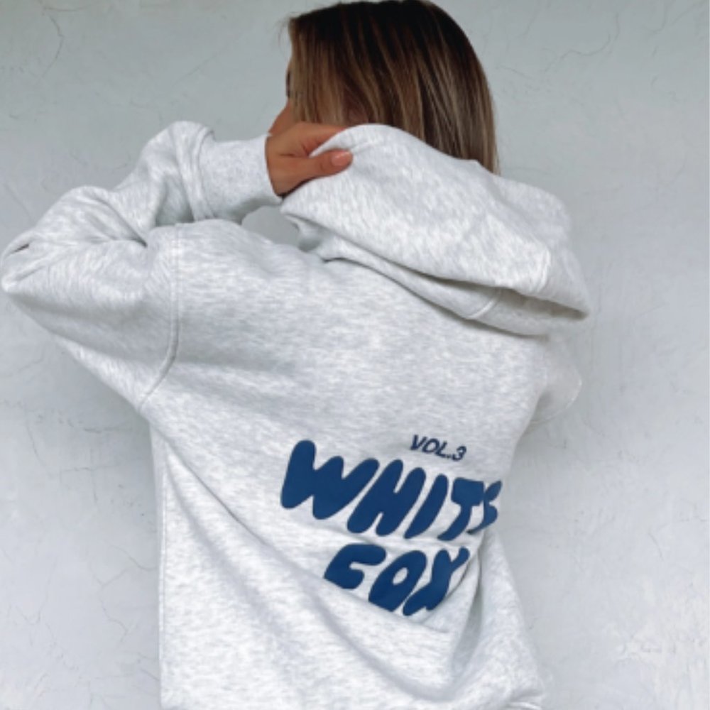 White Fox Boutique Offstage Hoodie in Mineral Grey